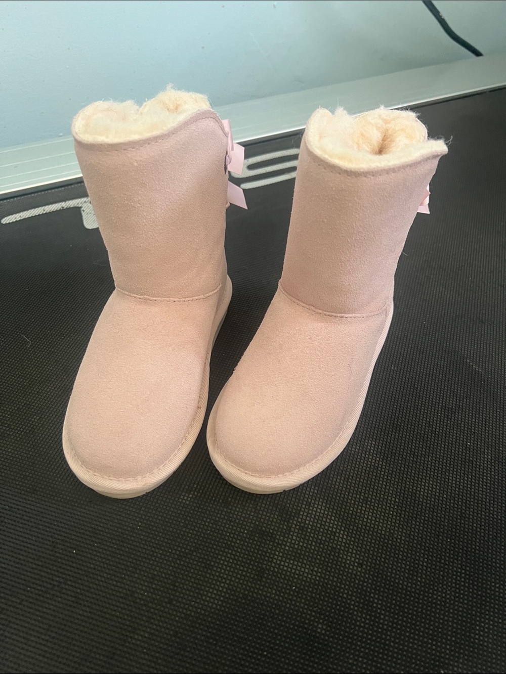 Kids Pink Faux-Suede Winter Boots - Cozy Lined Toddler Booties